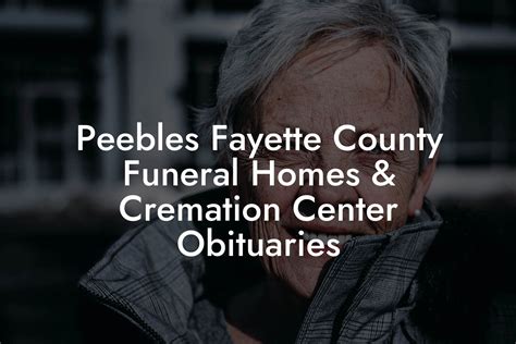 peebles funeral home fayette county